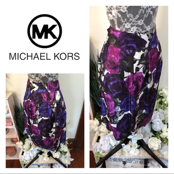 michael kors skirts purple